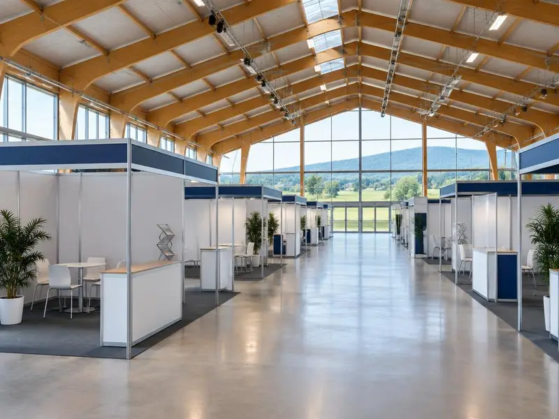 Exhibition hall at a Welsh showground venue